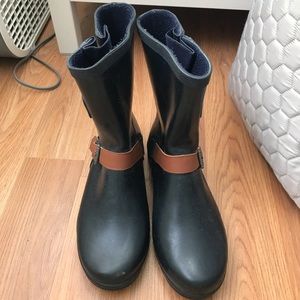 Sperry Navy Blue Rain Boots